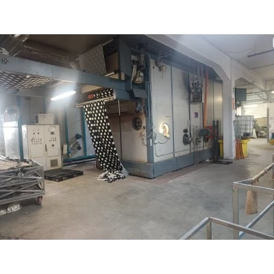 ARIOLI loop steamer machine with the ability to operate at high temperatures