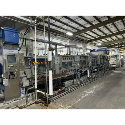 MEZZERA continuous washing line for open width fabrics