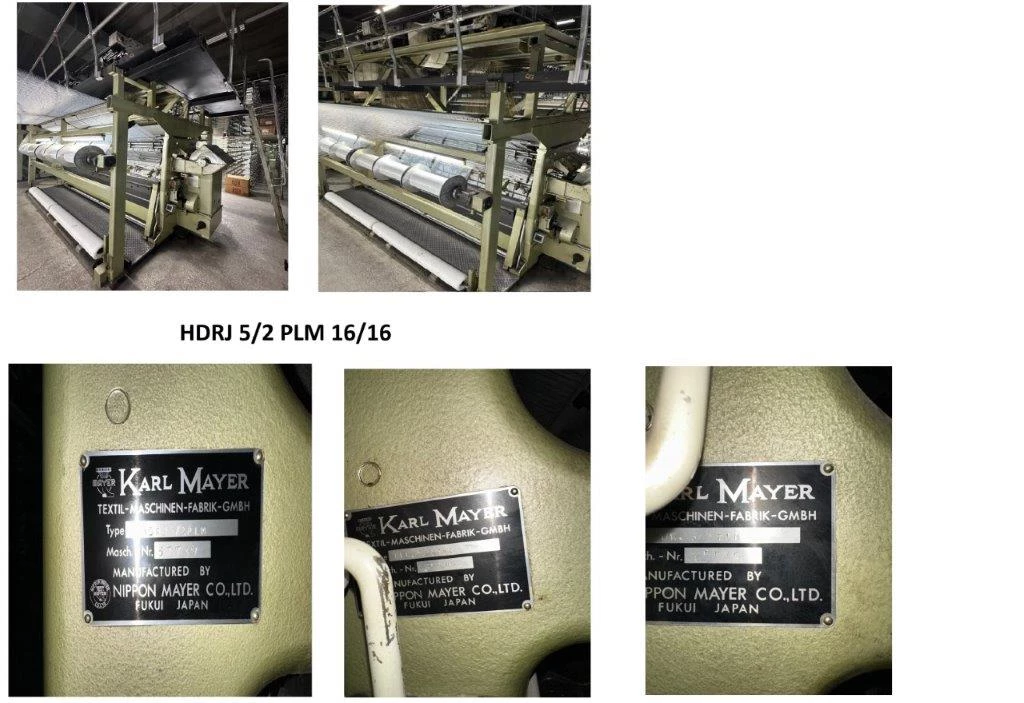 KARL MAYER RASCHEL HDRJ 5/2 PLM