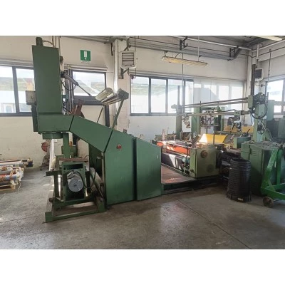 Second hand TESTA GROUP line for checking and packaging of roll fabrics