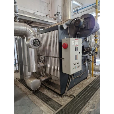 BONO boiler 2000 Kw for diathermic oil with steamer 4000 Kg/h steam